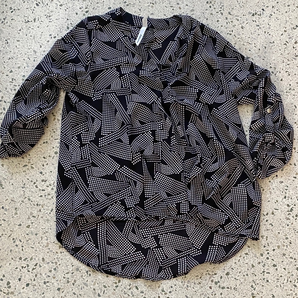Collection Black and White Geometric Blouse